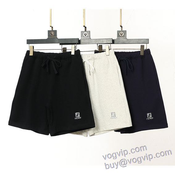 魅力ファッション ショートパンツ スエットパンツ 2025最安値セール フェンディ コピー ブランド DKFEN004 3色可選