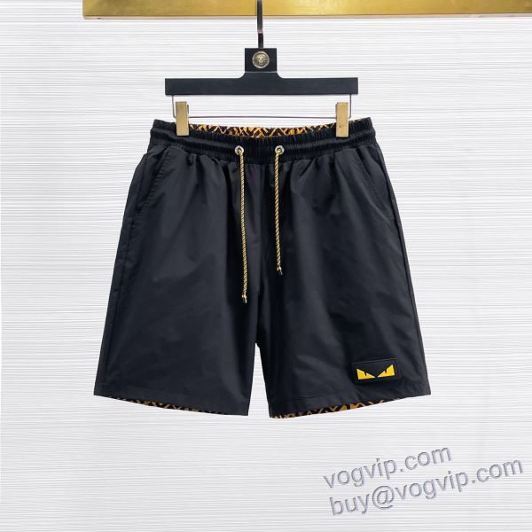 今買い◎得 ショートパンツ ビーチパンツ 2025OT爆買い品質保証 フェンディ FENDI偽物ブランド DKFEN019 2色可選
