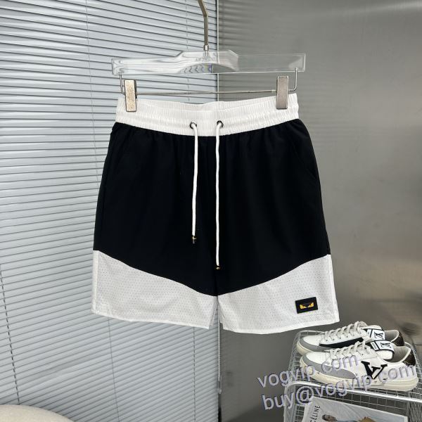 上品な輝きを放つ形 フェンディ FENDIブランドコピー DKFEN022 2025超激得高品質 ショートパンツ スエットパンツ