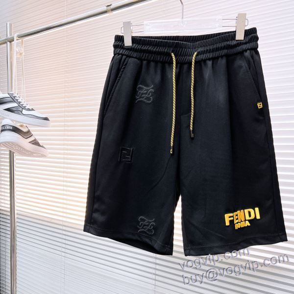 2025爆買い定番人気 フェンディ FENDI偽物ブランド DKFEN041 優美なお出かけスタイル ショートパンツ スエットパンツ 2色可選