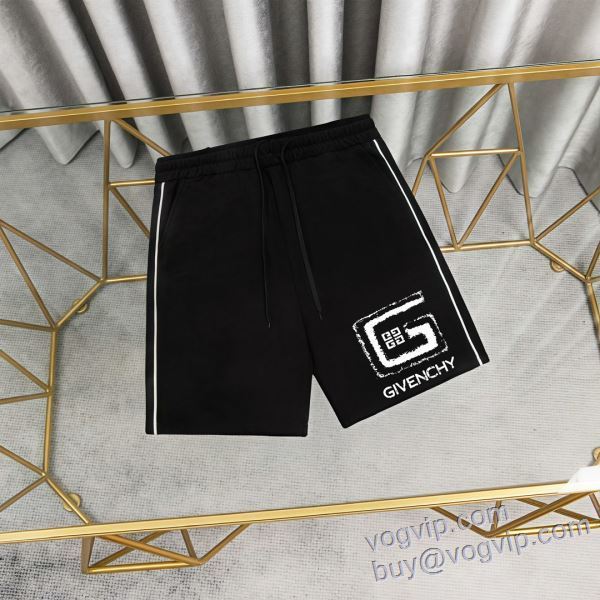 大絶賛の履き心地! ジバンシィ GIVENCHYコピー ブランド DKGVC014 2025お買い得高品質 ショートパンツ スエットパンツ 2色可選