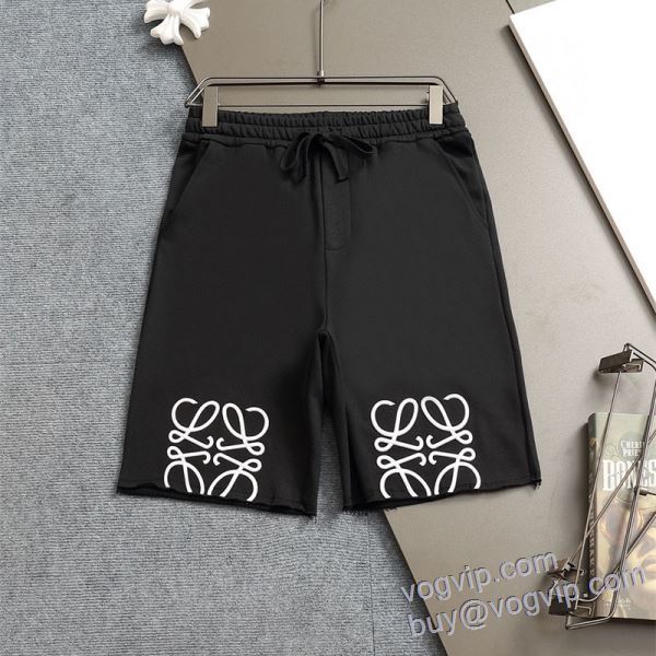 ショートパンツ スエットパンツ 2025爆買い大人気 ロエベ コピー ブランド DKLOE004 4色可選 争奪戦必至