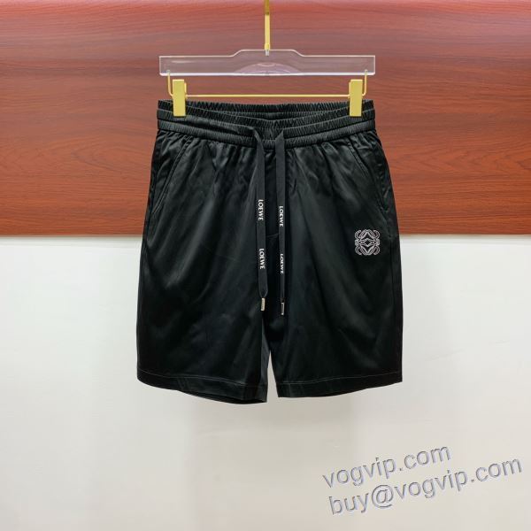 ロエベ 偽物ブランド DKLOE008 大人気アイテム！入手困難 ショートパンツ スエットパンツ 2025割引セール