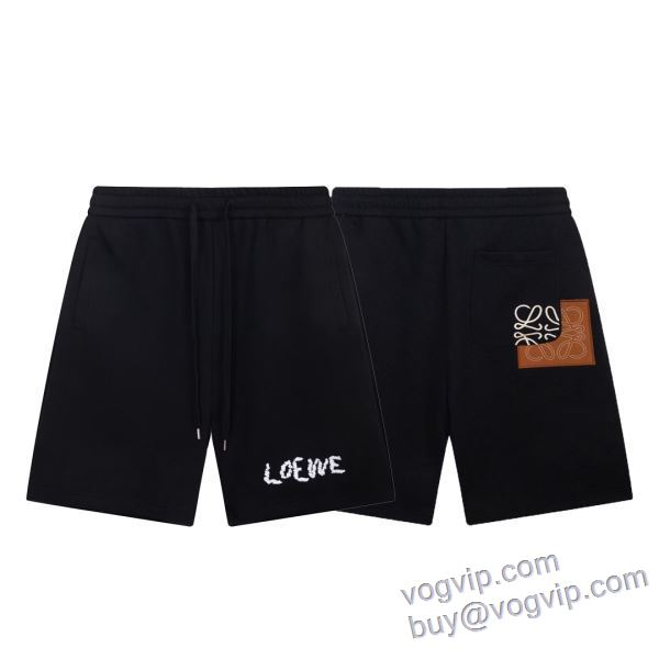 ロエベ LOEWE DKLOE024 ショートパンツ スエットパンツ 2025最安値セール 最高N級ブランドコピー 優美なお出かけスタイル