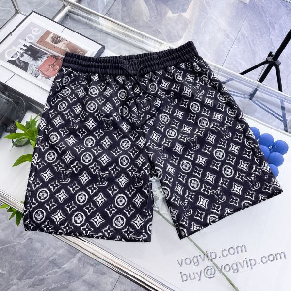 主役になる存在感 ショートパンツ スエットパンツ 2025人気セール高品質 ルイ ヴィトン LOUIS VUITTON偽物ブランド DKLV019 2色可選