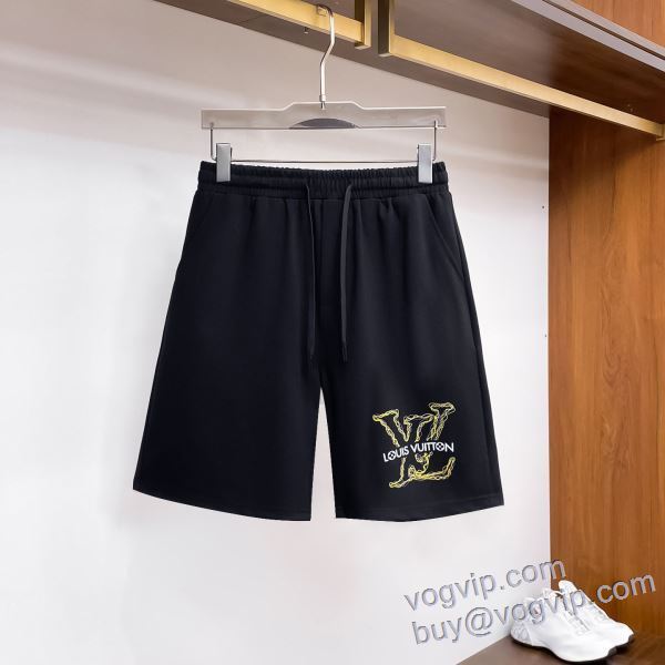ショートパンツ スエットパンツ 2025年モデル入荷 ルイ ヴィトン LOUIS VUITTONスーパーコピー DKLV067 2色可選 シックスタイルに活躍