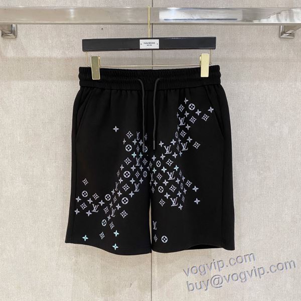 抜群な楽チン感ある大定番 ショートパンツ スエットパンツ 2025春夏季超人気 ルイ ヴィトン LOUIS VUITTONスーパーコピー 激安 DKLV071 2色可選