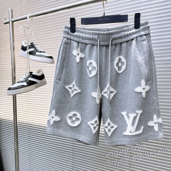 2025最新入荷 ルイ ヴィトン LOUIS VUITTON偽物ブランド DKLV073 ショートパンツ スエットパンツ 3色可選 セレブ愛用の超人気商品