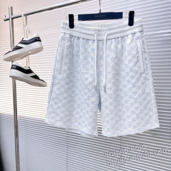 ショートパンツ スエットパンツ 2025最新入荷 ルイ ヴィトン LOUIS VUITTONブランドコピー コーデ 知的なムードを演出 DKLV076 2色可選