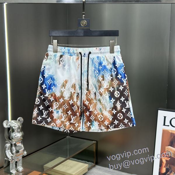注目のアイテム ルイ ヴィトン LOUIS VUITTON DKLV084 2025爆買い格安 ショートパンツ ビーチパンツ スーパーコピー