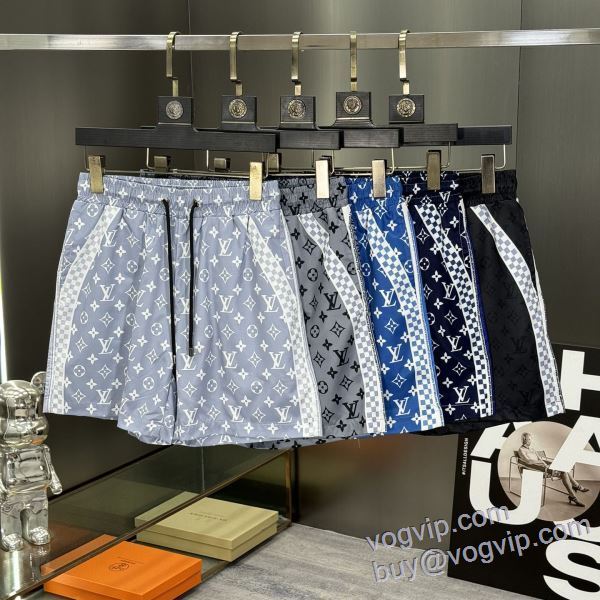 2025超激得高品質 ルイ ヴィトン LOUIS VUITTON DKLV085 ショートパンツ 人気 ランキング ビーチパンツ ブランドスーパーコピー 5色可選