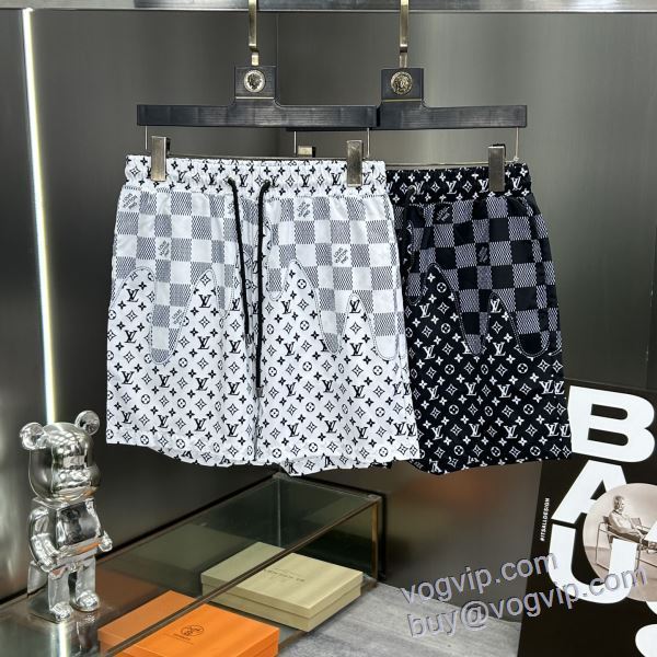 ルイ ヴィトン LOUIS VUITTON DKLV086 2025超激得高品質 ショートパンツ ビーチパンツ 2色可選 ブランドコピー ランキング1位
