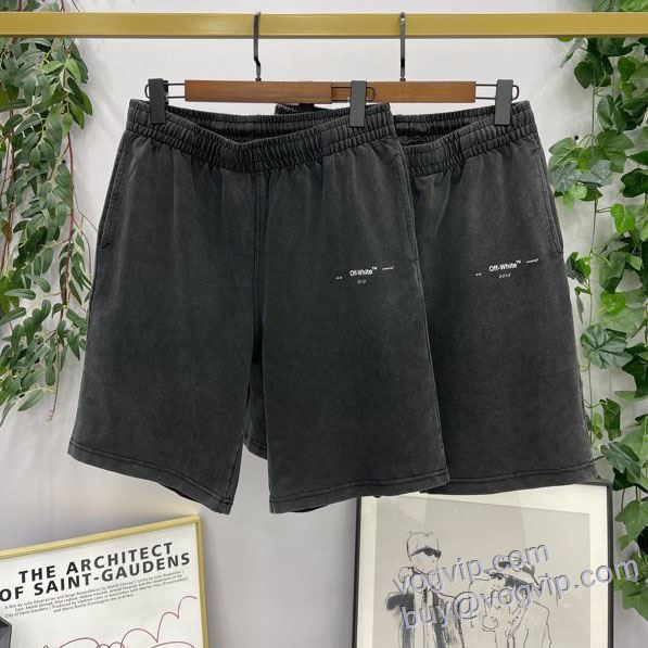 変わらない人気を誇る オフホワイト 偽物ブランド DKOFF008 2025高級品 通販 ショートパンツ スエットパンツ