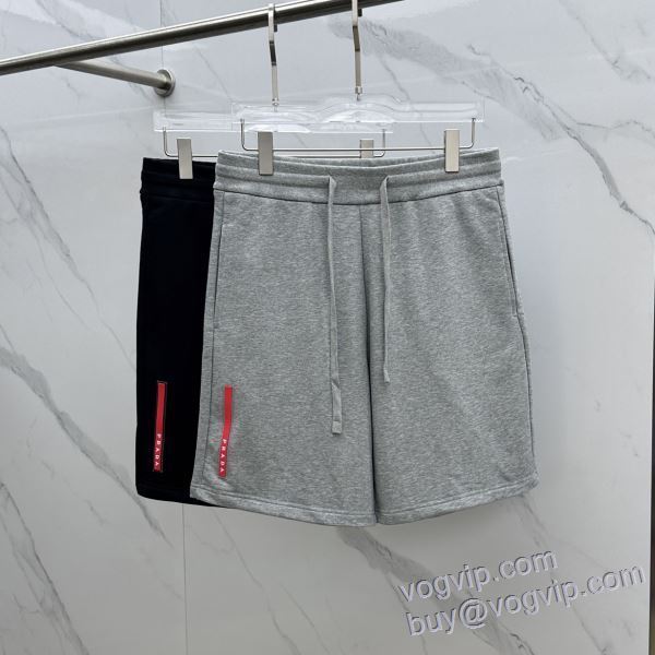 選べる極上 ショートパンツ スエットパンツ 2025超激得新作登場 プラダ ブランドコピー DKPR011 2色可選