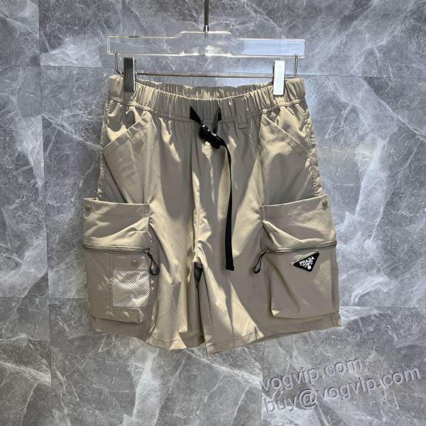 今買い◎得 PRADAコピー DKPR014 2025最新入荷 プラダ ショートパンツ スエットパンツ 2色可選