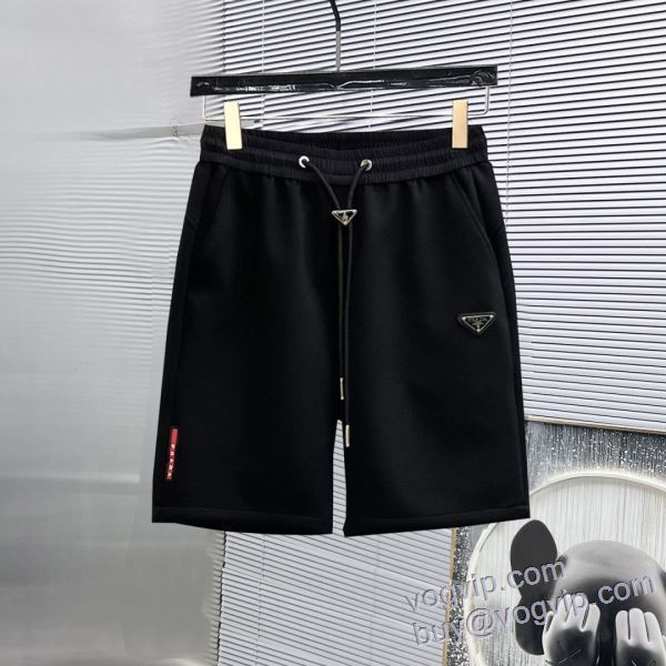 2025年モデル入荷 プラダ PRADAスーパーコピー 激安 DKPR017 ショートパンツ スエットパンツ 上品な輝きを放つ形