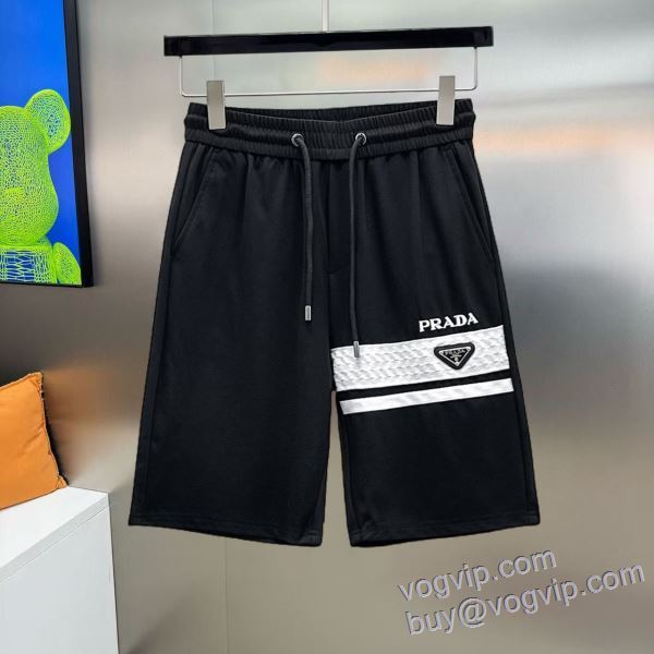 プラダ ブランドコピー DKPR023 2025お買い得セール ショートパンツ スエットパンツ 2色可選 デザイン性の高い