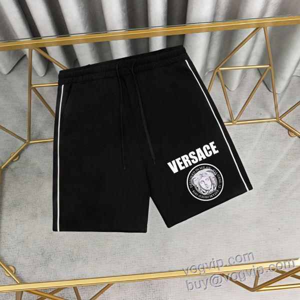 ヴェルサーチ VERSACEスーパーコピー DKVS020 機能性も備えたアイテム ショートパンツ スエットパンツ 2色可選 2025爆買い大人気