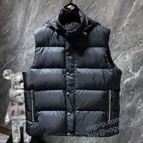 2025最新入荷 MYCHR004 ベスト ダウンジャケット クロムハーツコピー ブランド 綺麗に決まるフォルム！