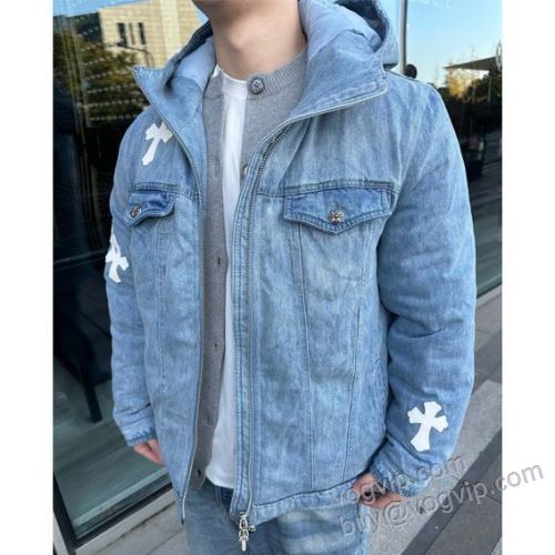 大絶賛の履き心地! クロムハーツブランドスーパーコピー MYCHR010 身体を保温できる ダウンジャケット 2025爆発的通販