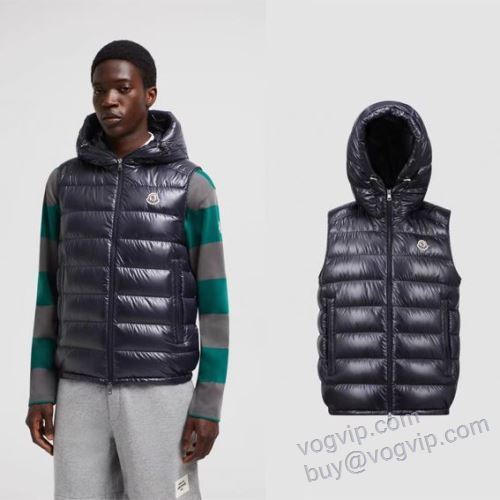 人気ブランド モンクレール MONCLERスーパーコピー 激安 MEN017 ベスト 2025最安値セール ダウンジャケット 2色可選