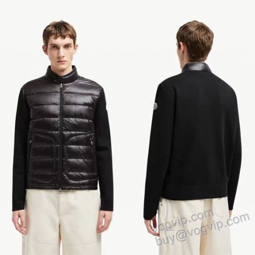 2025年モデル入荷 モンクレールブランド 偽物 通販 超人気美品◆ MEN116 セーター ダウンジャケット 防湿性に優れ 2色可選