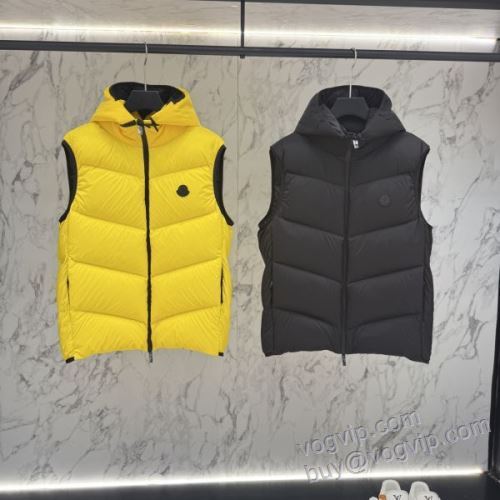 秋のお出かけに最適 モンクレール MONCLER MEN159 ベスト ダウンジャケット 3色可選 業界高品質スーパーコピー 2025高級品 通販