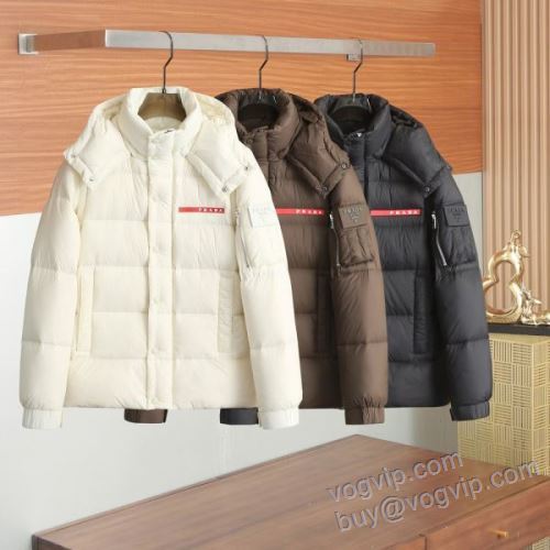豊富なサイズ プラダブランド 偽物 通販 MYPR005 2025最新入荷 ダウンジャケット 3色可選 防湿性に優れ　