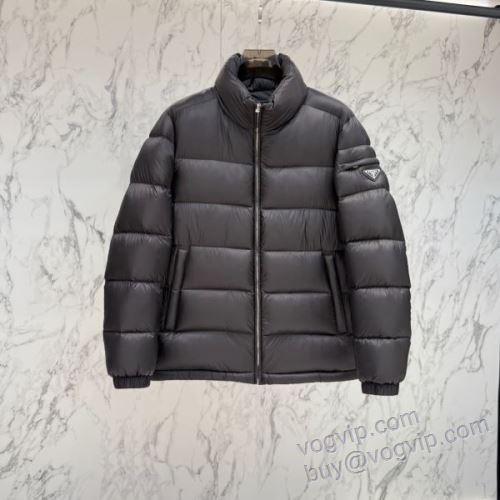 着心地抜群 PRADAスーパーコピー MYPR013 高レベルの保温性 2025HOT本物保証 プラダ ダウンジャケット 2色可選
