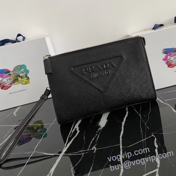人目を惹くデザイン 2025 プラダ PRADA NBAGPR074 人気販売中 PRADAスーパーコピーポーチ
