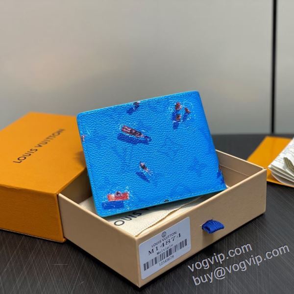 2025年モデル入荷 ルイ ヴィトン ブランドコピー NQBLV001 二つ折り財布 人気 ランキング クリップウォレット 2色可選 M14873 M14874 M14879 M14875