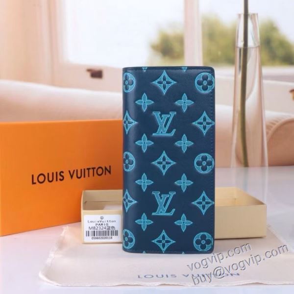可愛く上品な雰囲気 ルイ ヴィトン LOUIS VUITTONコピー NQBLV014 2025お買い得高品質 二つ折り財布 クリップウォレット M82324