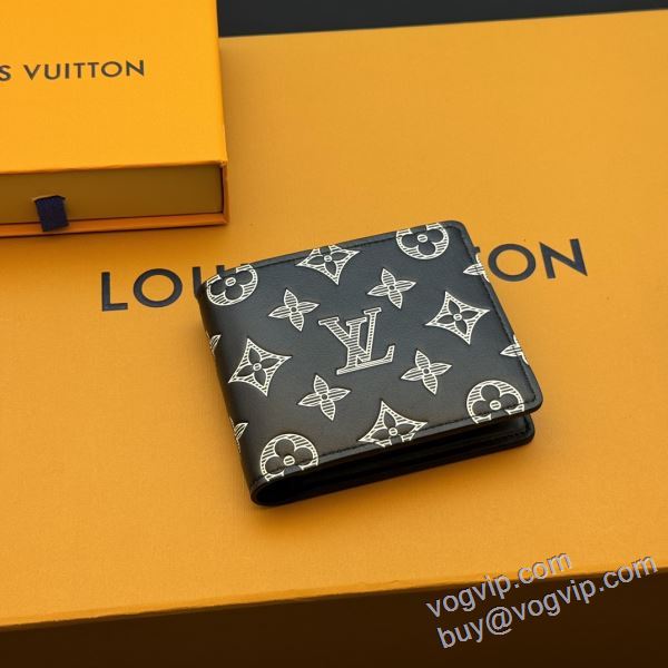強い魅力を感じる一枚 ルイ ヴィトン LOUIS VUITTONブランド 偽物 通販 NQBLV038 M83380 2025最安値高品質 二つ折り財布 クリップウォレット 2色可選