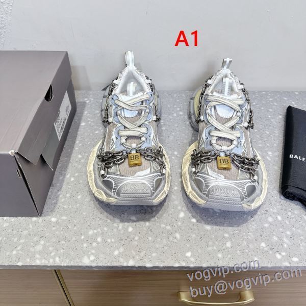 バレンシアガ BALENCIAGAコピー NXBAL014 2025品質保証 カジュアルシューズ スニーカー 4色可選