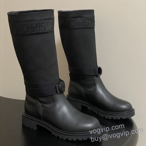 DIORブランドコピー 2025激安大特価格安 ディオール NXDIOR012 ブーツ ショートブーツ 2色可選