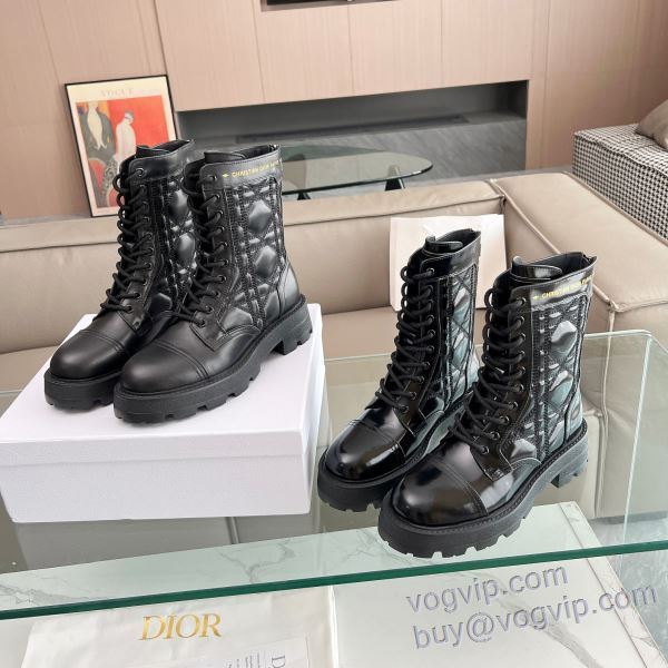 ディオール 最高N級ブランドコピー NXDIOR027 ブーツ ショートブーツ 2色可選 2025数量限定最新作