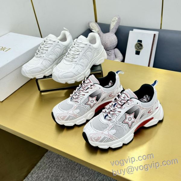 スニーカー カジュアルシューズ 2025新商品！ ディオール スーパーコピー 激安 NXDIOR035 2色可選