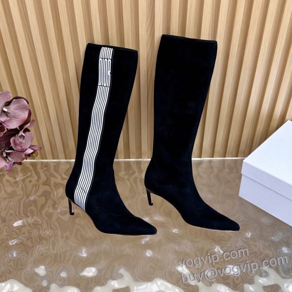 ディオール ブランドコピー NXDIOR052 ブーツ 2025年モデル入荷 ロングブーツ