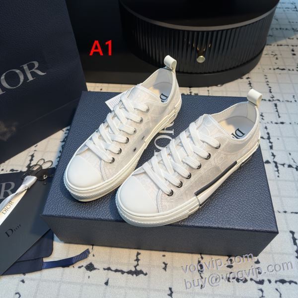 スニーカー カジュアルシューズ 2025最新入荷 ディオール コピー ブランド NXDIOR055 4色可選