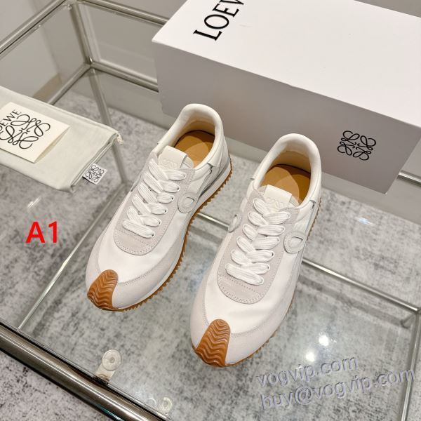 スニーカー カジュアルシューズ 2025秋冬季新作 ロエベ LOEWEスーパーコピー NXLOE020 多色選択可