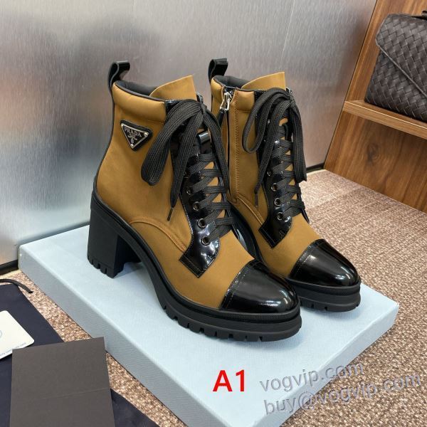 プラダ PRADAスーパーコピー NXPR064 2025最安値セール ブーツ ショートブーツ パンプス 4色可選