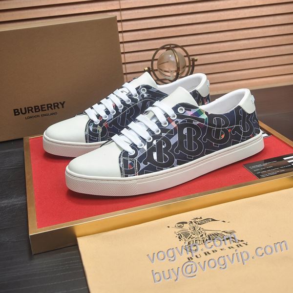 大好評? バーバリー BURBERRYブランドコピー NXIEBU012 フラットシューズ カジュアルシューズ 2025HOT人気セール
