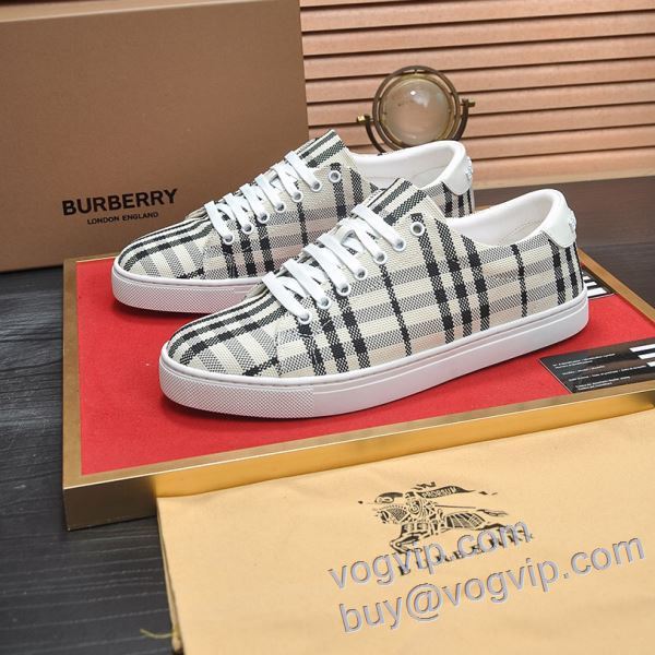 2025品質保証定番 バーバリー BURBERRY NXIEBU025 フラットシューズ カジュアルシューズ 業界高品質スーパーコピー 海外セレブ定番愛用