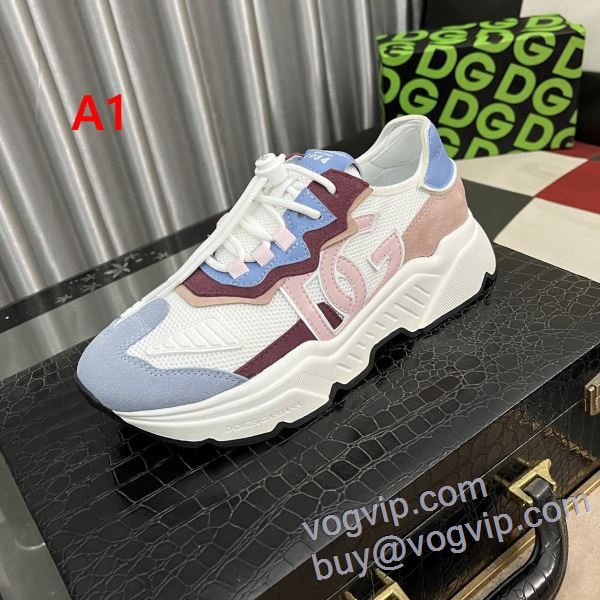 2025春夏モデル ドルチェ＆ガッバーナ 最高N級ブランドコピー NXIEDG027 スニーカー カジュアルシューズ 3色可選 オリジナル