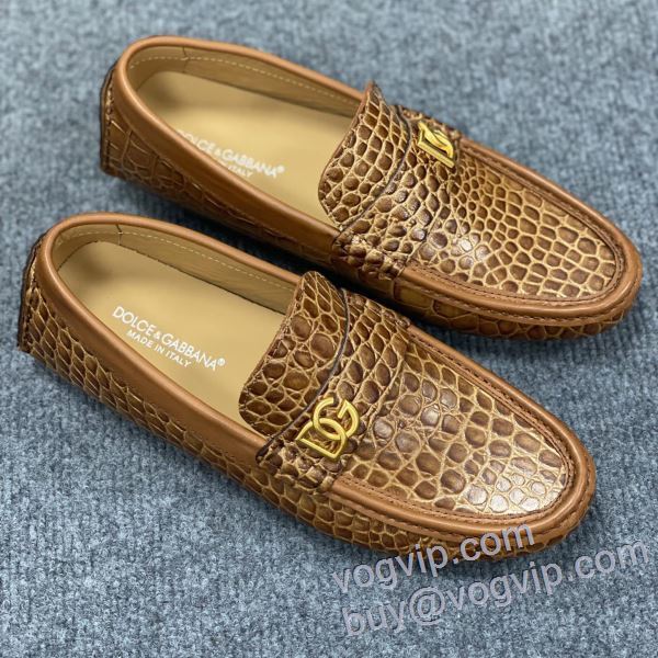 落ち着いた質感 ドルチェ＆ガッバーナ Dolce&Gabbanaブランドコピー NXIEDG051 スリップオン カジュアルシューズ 2025人気新作