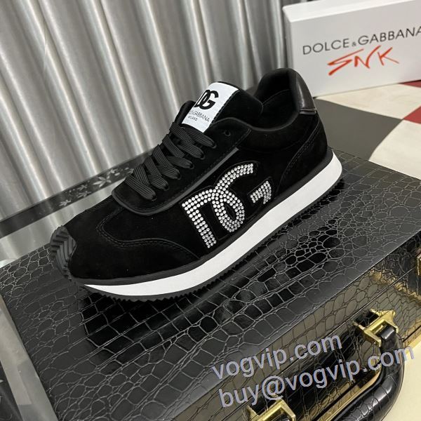 スニーカー カジュアルシューズ 2色可選 2025新品本物 ドルチェ＆ガッバーナ Dolce&Gabbana NXIEDG058 ブランドコピー激安販売 耐久性に優れ