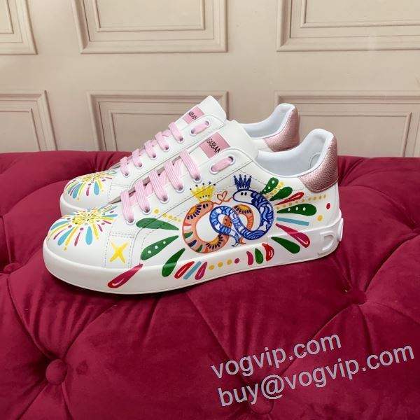 Dolce&Gabbana NXIEDG060 2025新品本物 ドルチェ＆ガッバーナ スニーカー カジュアルシューズ 2色可選 スーパーコピー 激安 機能性?耐久性抜群