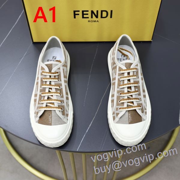 2025数量限定セール フェンディ FENDIコピー ブランド NXIEFEN045 フラットシューズ カジュアルシューズ 5色可選 スタイリッシュな印象