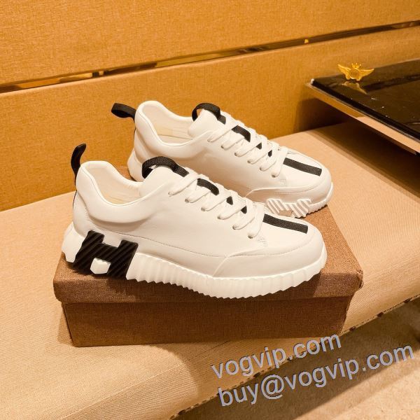デザイン性の高い スニーカー カジュアルシューズ 2色可選 2025爆買い格安 エルメス HERMES NXIEHE023 ブランドコピー代引き専門店