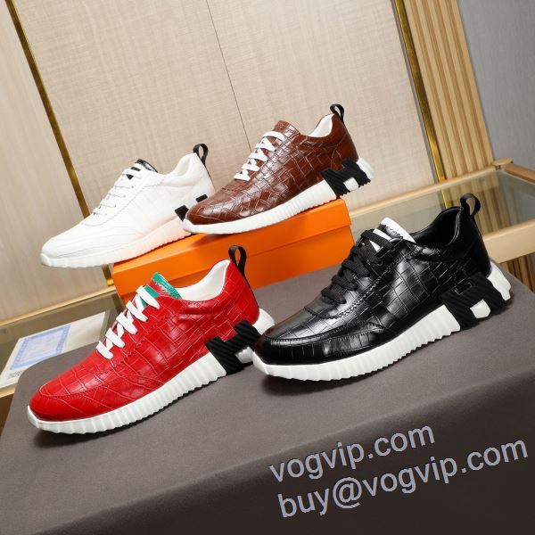 当店ランキング1位常連 エルメス HERMES NXIEHE026 スニーカー カジュアルシューズ 4色可選 業界高品質スーパーコピー 2025超激得高品質